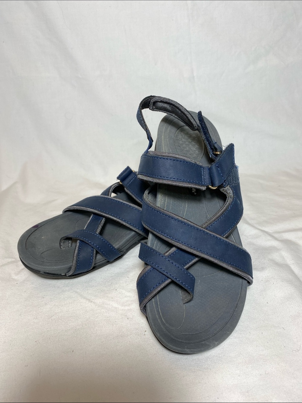 Dr. Scholl’s MERI Navy Strappy Women's Sport Sandals - size 7.5
